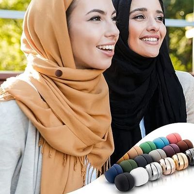 Armazém de Moda Magnético Forte Hijab Pins para Mulheres Escarpa Multicolor Pins Magnéticos