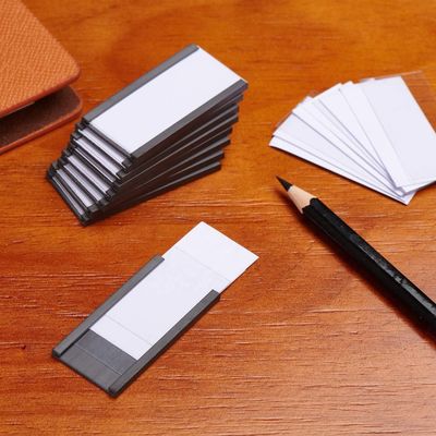 Design funcional Detentores de etiquetas de canal de perfil C magnético para estantes e prateleiras metálicas