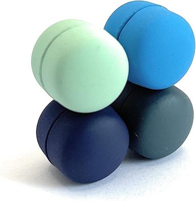 Magnetos de cortina de chuveiro para uso externo com pesos de borracha de trabalho pesado Cor de borracha preta