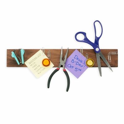 16 polegadas Dark Walnut Magnetic Knife Holder para parede Mantenha suas facas ao seu alcance
