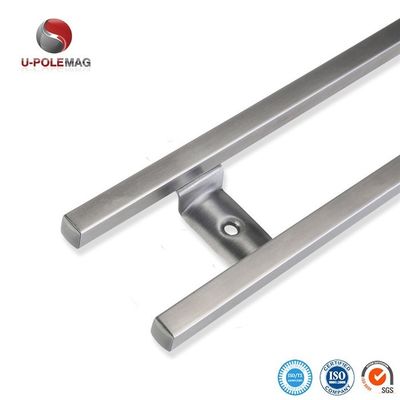 304 de aço inoxidável Magnético Knife Bar Rack com 6 ganchos e Ferrite Magnet Tipo 10 polegadas
