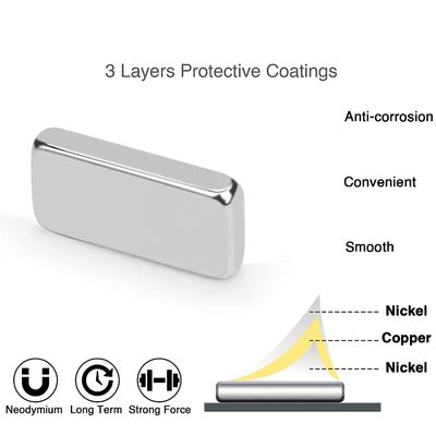 15x10x3mm Ímã Industrial Ímã de Neodímio Lizzo para Sistema de Frigorífico Impermeável DIY