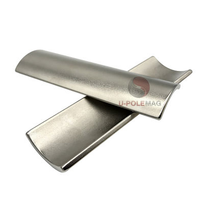Segmento de ímã de neodímio curvo de alta temperatura para motor industrial/generador