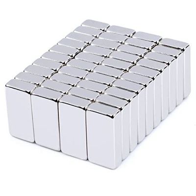 Magnetos de neodímio de bloco forte personalizados 20 mm X 10 mm X 2 mm Magnetos com tolerância ± 1%