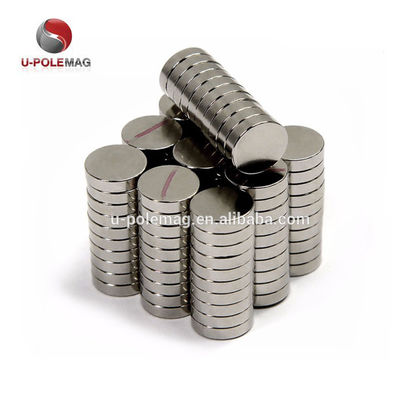 D10 N52 Magnético de disco de neodímio redondo com direção de magnetismo de espessura