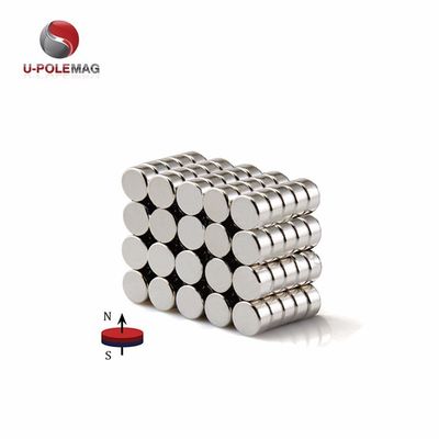 D10 N52 Magnético de disco de neodímio redondo com direção de magnetismo de espessura