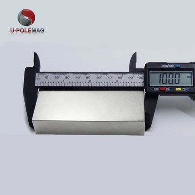 Materiais principais NdFeB ímã 100mm Três polos bloco gigante para aplicações precisas