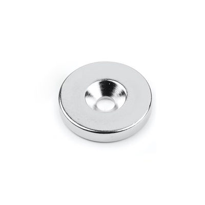 3.5mm Countersunk Magnets Personalizável d20x3mm para Sistemas de Fechamento Magnético e Portadores