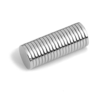 20 anos Imã de disco de neodímio personalizado 10 mm x 2 mm para aplicações de alta temperatura