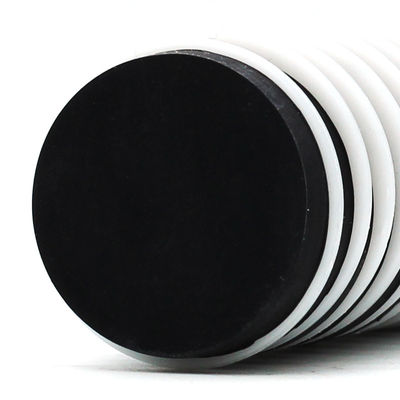 Magnetos redondos de neodímio N52 revestidos com borracha preta impermeável para aplicações industriais