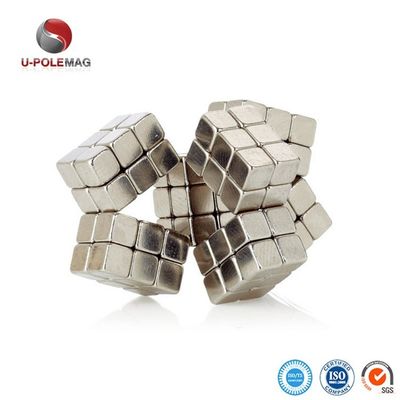 Magnético de cubo N52 personalizado de grau NdFeB para Sistema de Gestão Ambiental ISO14001 2004