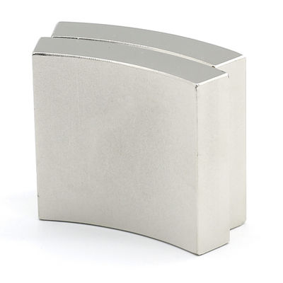 Personalizar Magnético de segmento de arco de neodímio de tolerância de grau ± 0,05 mm para geradores eólicos