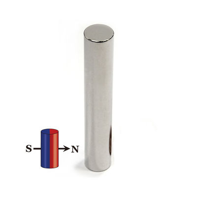 Imã de cilindro magnetizado diametralmente revestido por NiCuNi para aplicações industriais