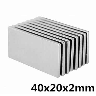 Temperatura máxima de funcionamento 80°C N52 Ímãs de neodímio com revestimento de Ni 50 x 25 x 15 mm