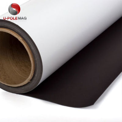 Rolo magnético de borracha PVC branco/Rolo de folha magnética permanente/Material do rolo magnético