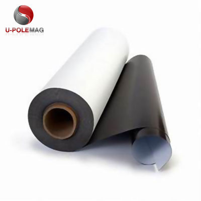 Rolo magnético de borracha PVC branco/Rolo de folha magnética permanente/Material do rolo magnético