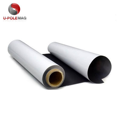 Rolo magnético de borracha PVC branco/Rolo de folha magnética permanente/Material do rolo magnético