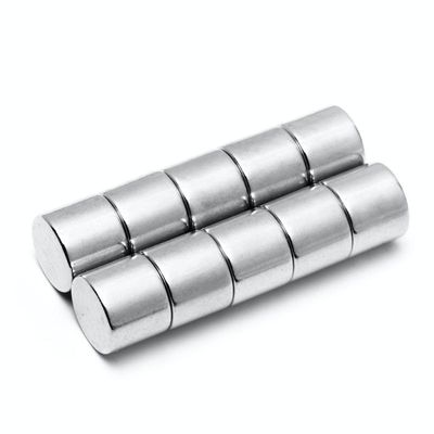 Disco magnético de neodímio de 12 mm N52 de alta resistência em forma de bloco com revestimento de epoxi preto