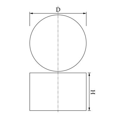 Disco magnético de neodímio de 12 mm N52 de alta resistência em forma de bloco com revestimento de epoxi preto