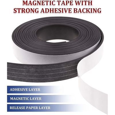 Faixa magnética de borracha flexível para AGV 50 mm N/S Polar Isotrópico/Anisotrópico