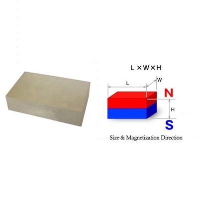 Serviço de corte SmCo ímãs retangulares 5-16mm resistência extrema barra de bloco magnético