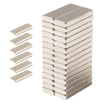 Imãs de barras de neodímio permanente Imãs NdFeB de terras raras de dupla face 35 x 20 x 5 mm