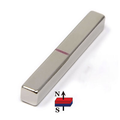 Imãs de barras de neodímio permanente Imãs NdFeB de terras raras de dupla face 35 x 20 x 5 mm