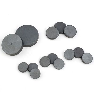 Nenhum grau ou pedido especial Y30 Ferrite cerâmico disco redondo plano ímã forte de um lado