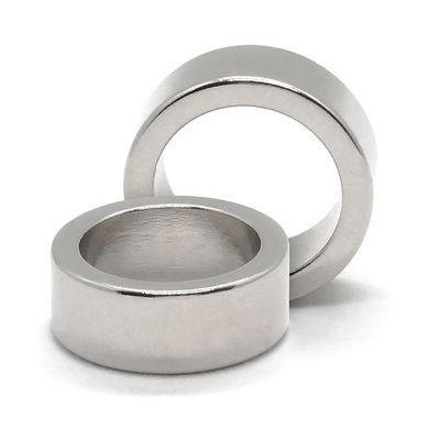 Magnético de neodímio personalizado N40 Uni Pole Radial Oriented Ring Tube com tolerância de ±0,05 mm