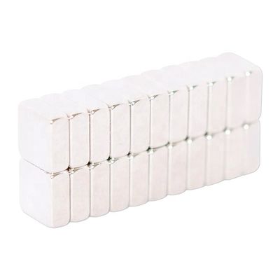 Bloco de ímã de neodímio permanente 10 mm para ímãs NdFeB de terras raras rectangulares fortes