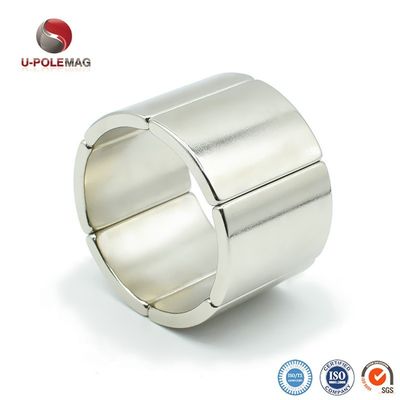 Magnético de motor elétrico de neodímio permanente de forma de arco superforte com revestimento de NiCuNi