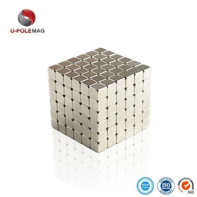ISO14001 2004 Grade NdFeB Custom N52 Cube Magnet Terra Rara Ímã de neodímio permanente