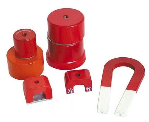 7.3g/cm3 Densidade Vermelho-Azul Pintado Pólo em forma de U Ímã de Ferradura para materiais didáticos
