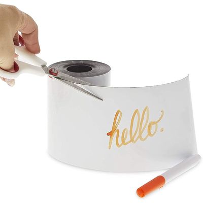 Rolo de fita magnética de borracha para lembretes de quadro branco e tolerância de programação ± 0,05 mm